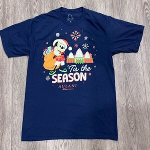 Aulani Disney Hawaii Christmas Tshirt Holiday Medium